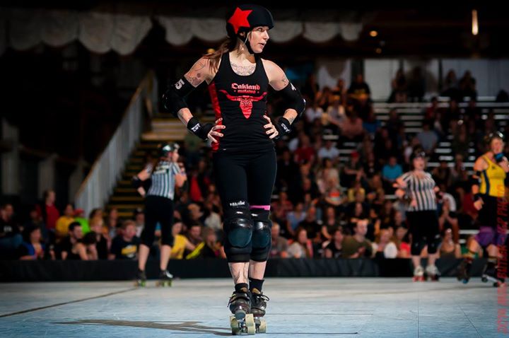 Vegan Outreach Office Manager, and amazing Derby girl - Josie "Colt 45" Moody