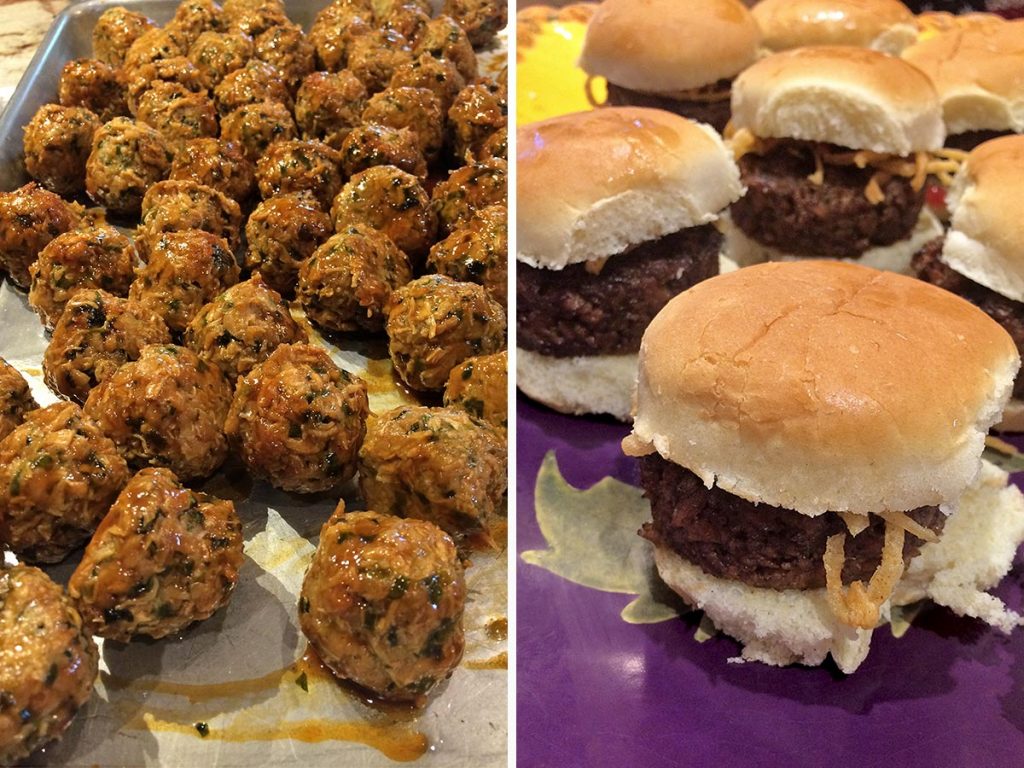 Asian Chicken Meatballs, and Sliders with MATCH Meats