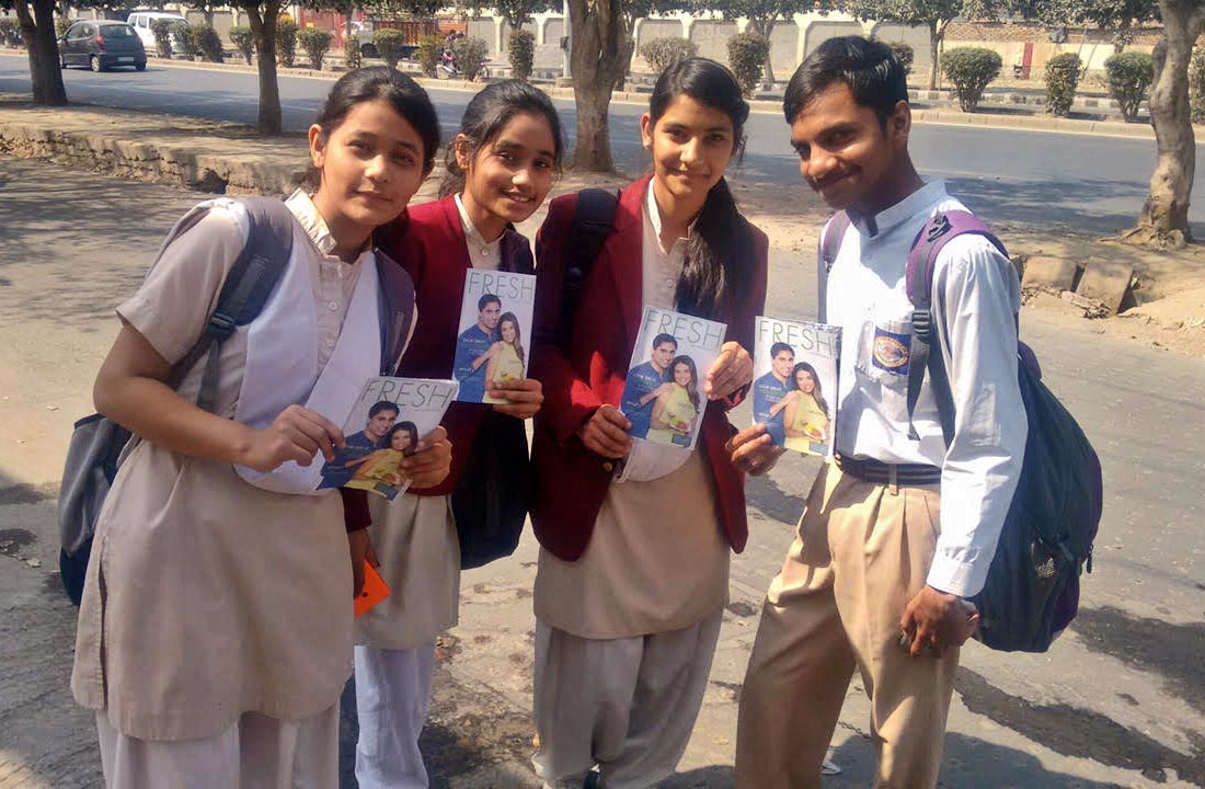 Students at RPVV Sector 10 Dwarka