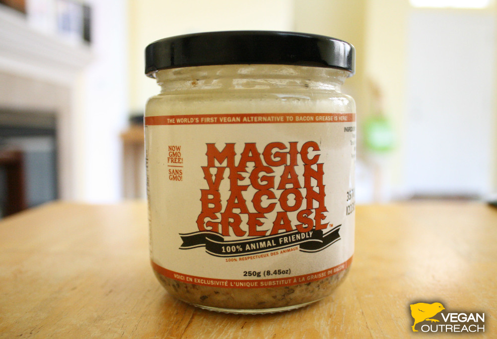 Magic Vegan Bacon Grease Review from Vegan Outreach!