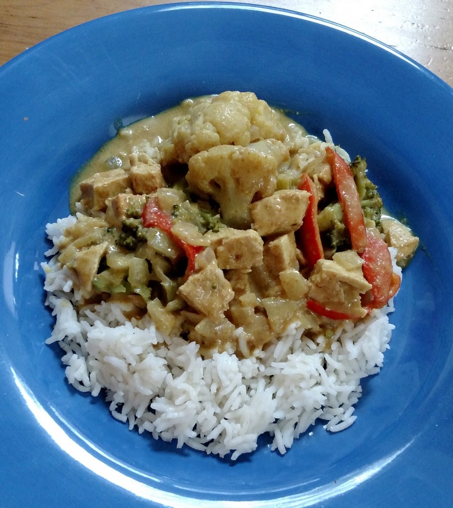 Chick'n Cauliflower Curry