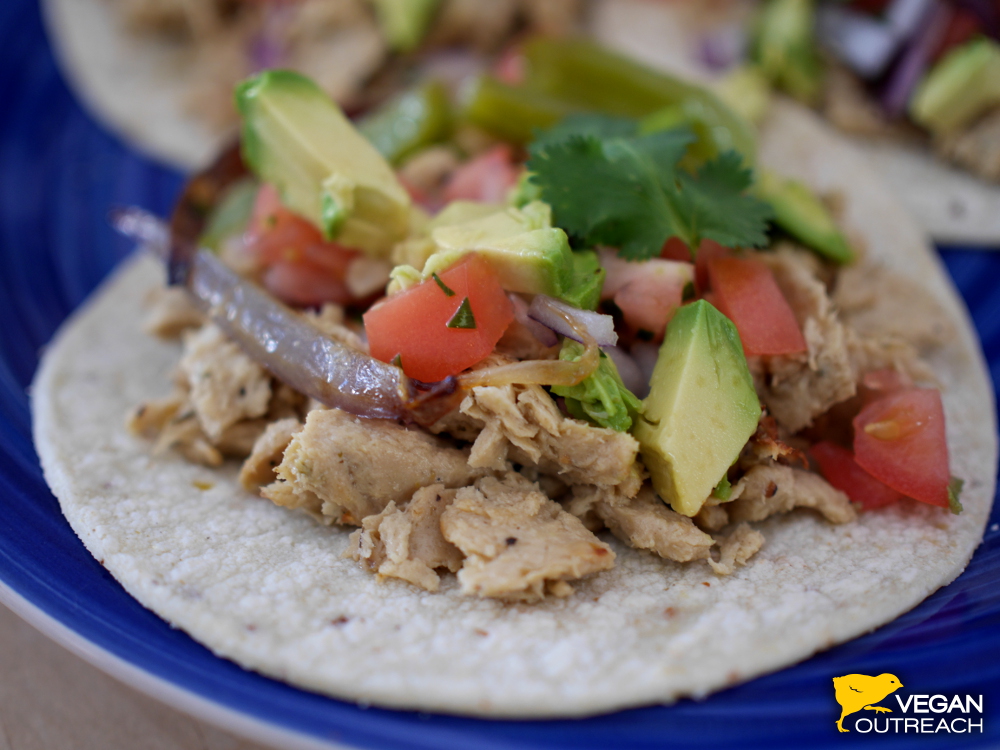 Tofurky Slow Roasted Chick’n Tacos!