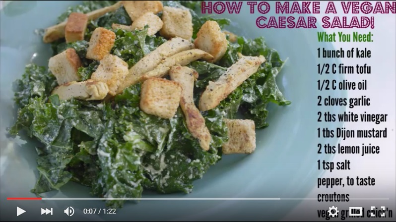 Learn to make a Vegan Caesar Salad!