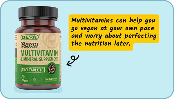 Vegan multivitamin and mineral supplement