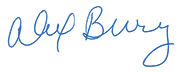 Alex Bury signature