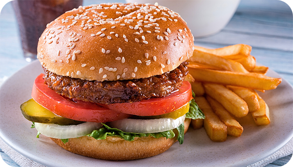 Hamburguesa vegana 