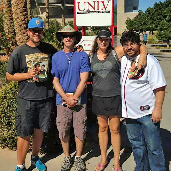 Vic Sjodin, Gary, Elaine Vigneault, and Ed Miller at UNLV