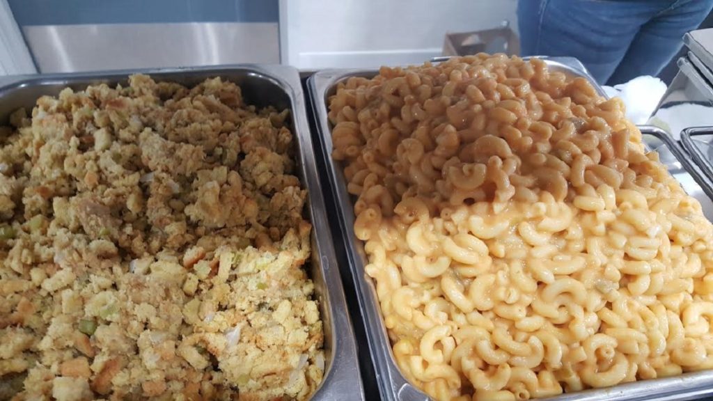 Cornbread Stuffing and Vegan Mac and Cheese