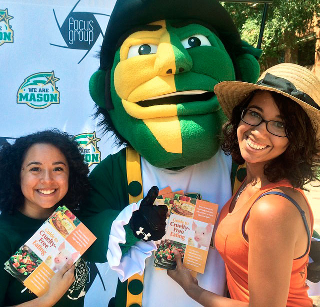 Mia Amado and Kassy Ortega at GMU