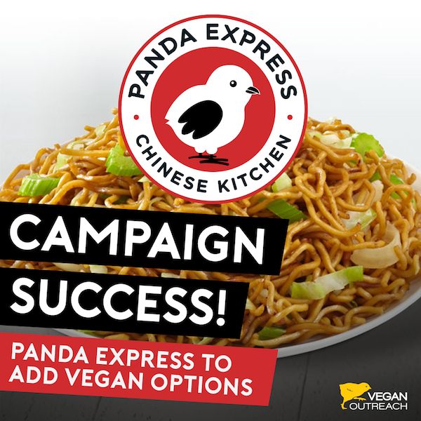 Campaign Success?Panda Express to Add Vegan Options!