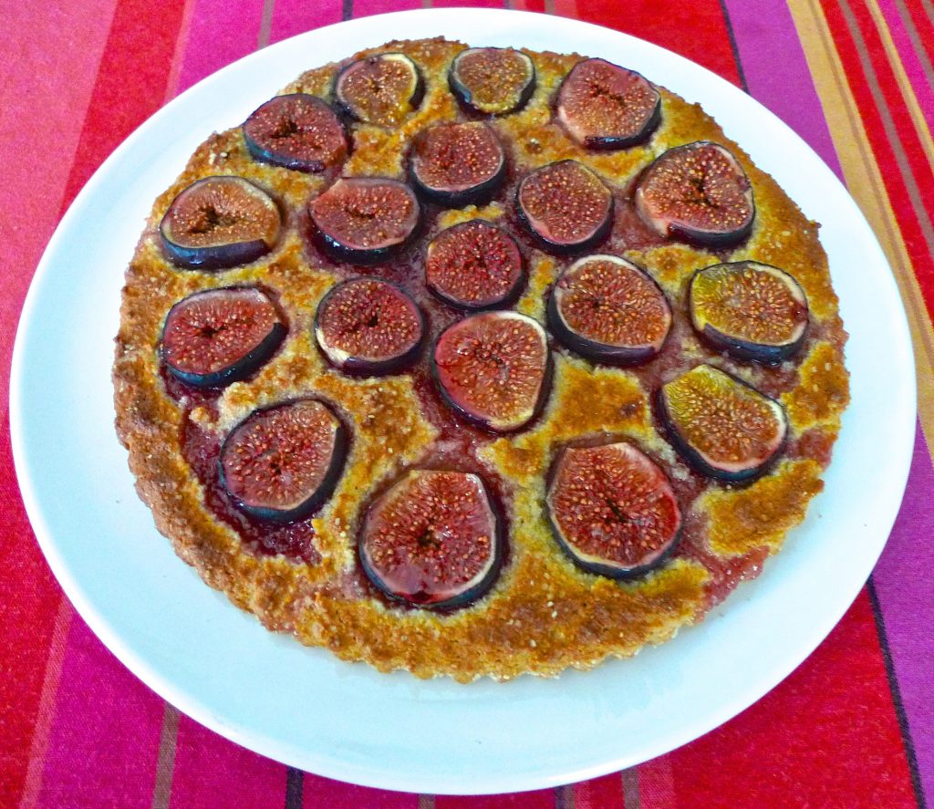 Poached Fig Tart