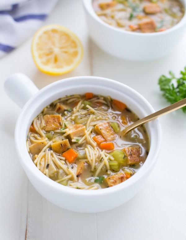 Vegan Chicken Noodle Soup - Eat Something Vegan