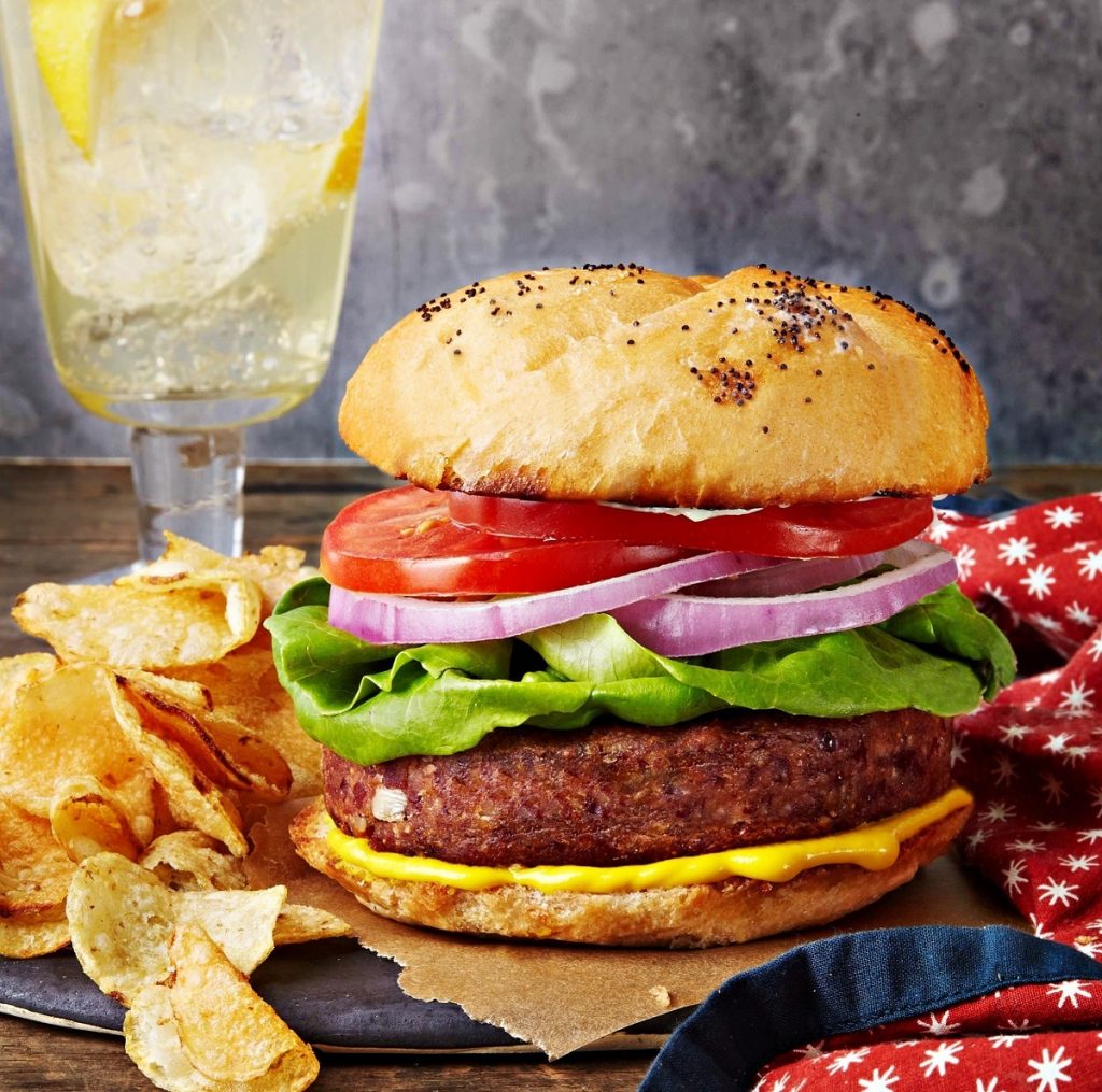 and Easy Red Bean Veggie Burgers