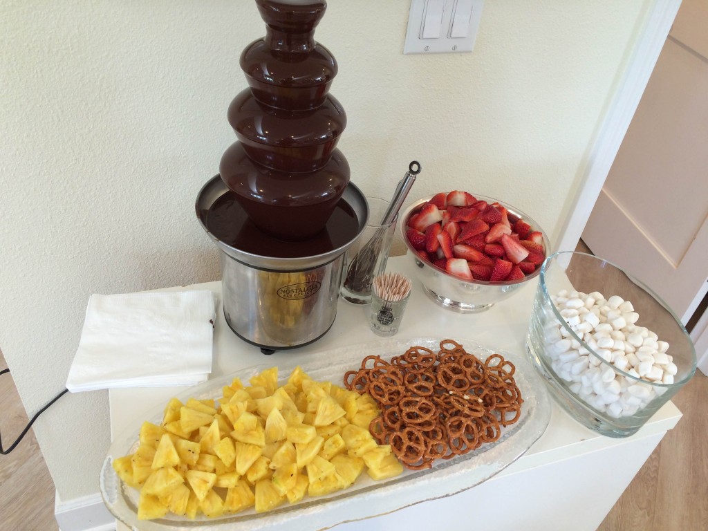 chocolate fountain