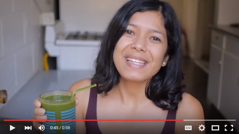 Easy recipe for Kale Smoothie from Vegan Outreach!